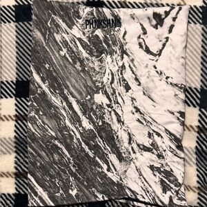 Phunkshun wear neck tube. Black and White Marble Print Scarf